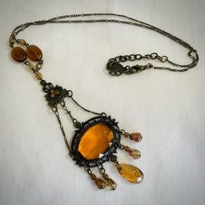 Robert Rose Art Nouveau Inspired - Necklace